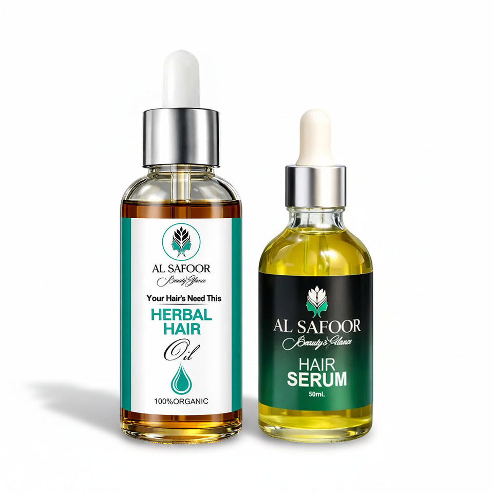 Al Safoor Hair Oil 100ml & Hair Serum 50ml Ramadan Offer